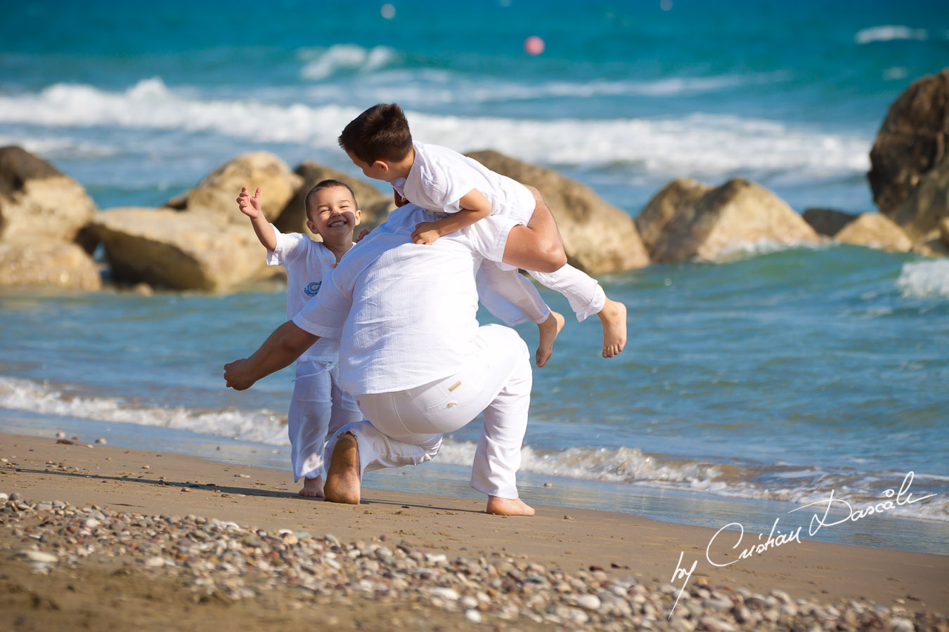 Kurium Beach - Family Photo Session. Cyprus Photographer: Cristian Dascalu