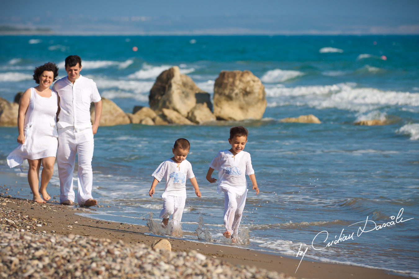 Kurium Beach - Family Photo Session. Cyprus Photographer: Cristian Dascalu