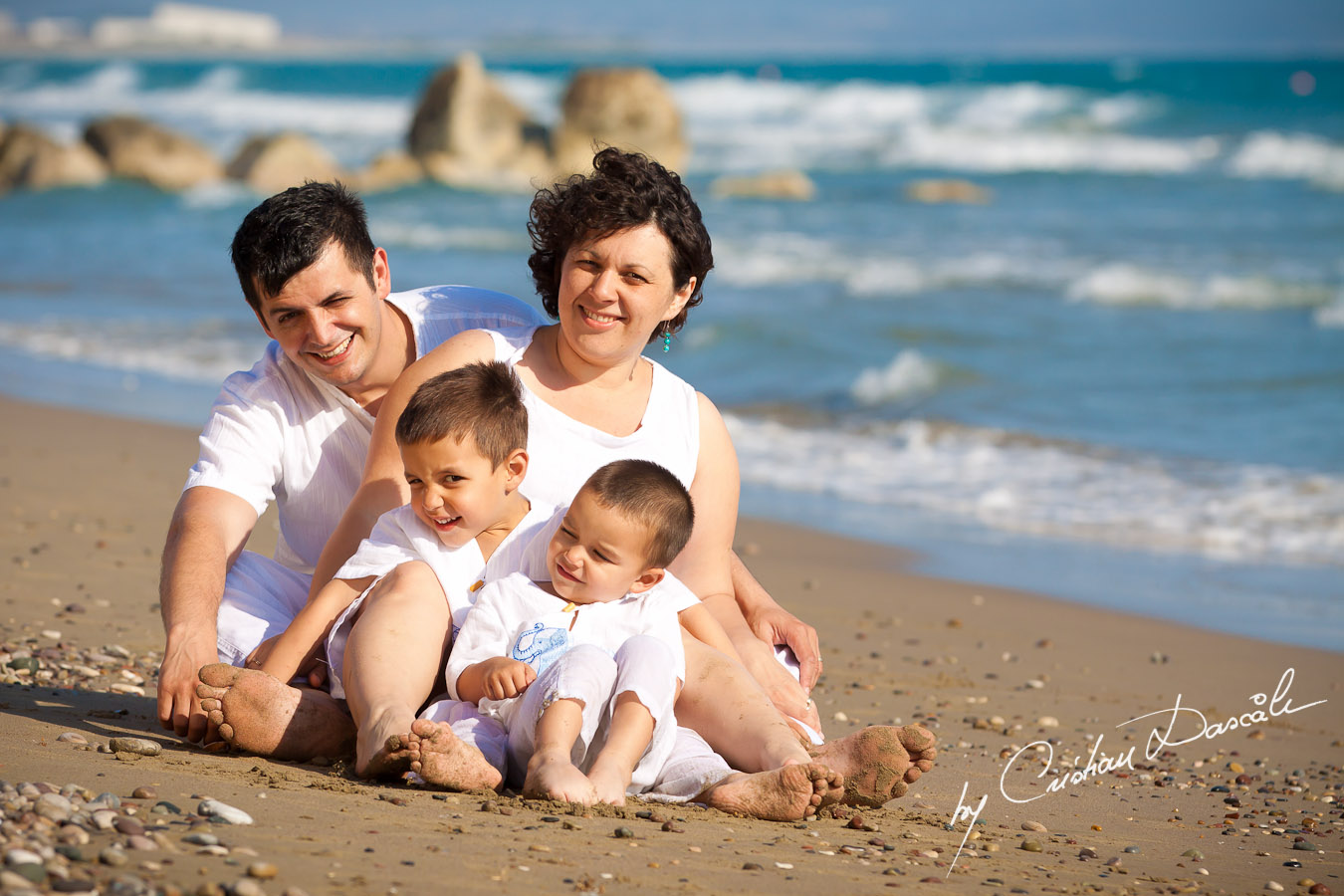 Kurium Beach - Family Photo Session. Cyprus Photographer: Cristian Dascalu