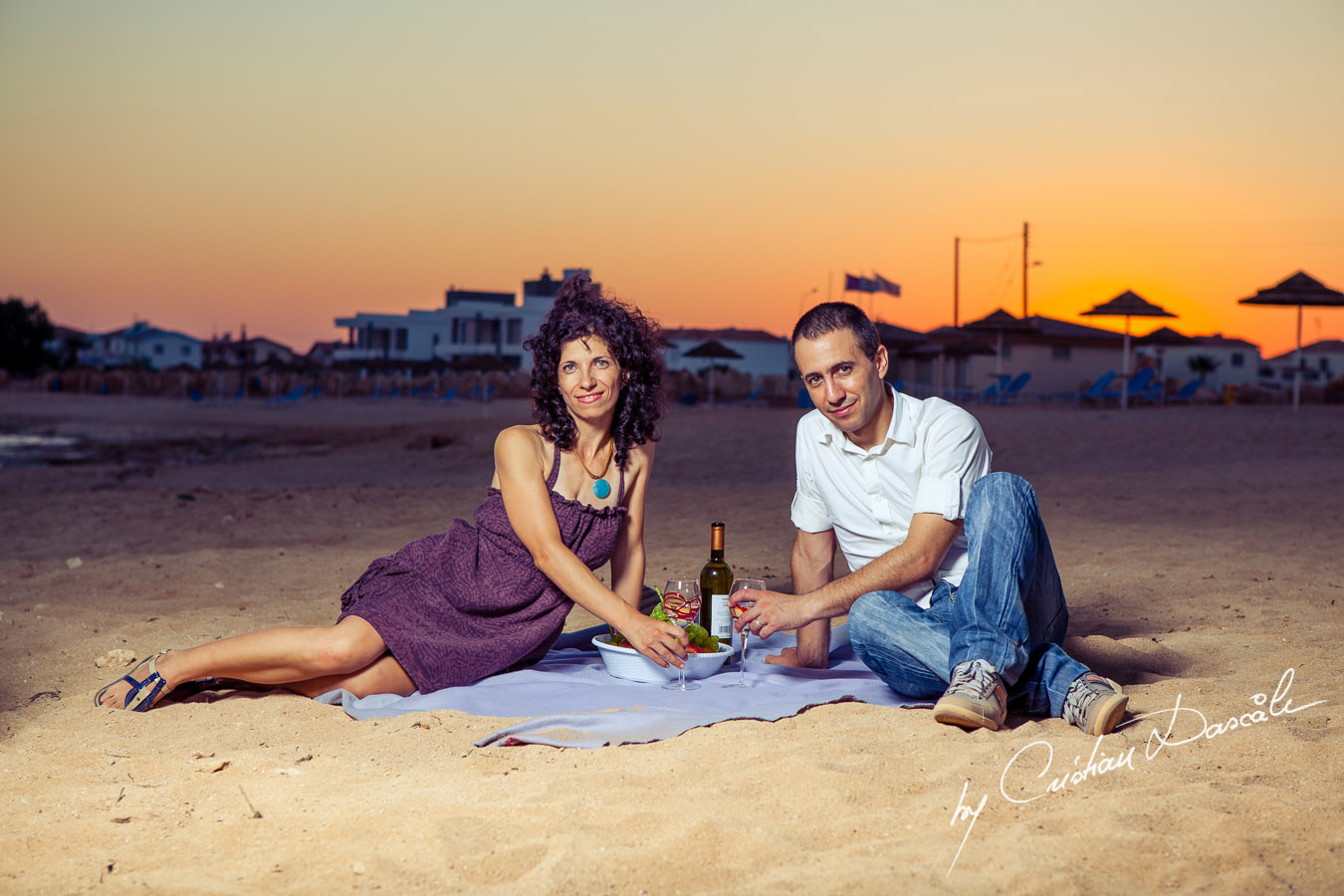 Family Beach Photo Shoot in Cyprus. Photographer: Cristian Dascalu