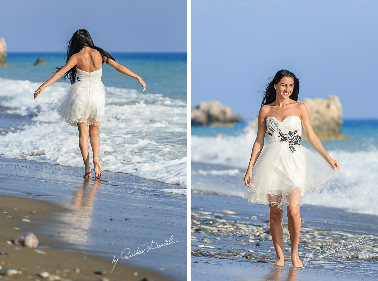 Honeymoon Cyprus - Photoshoot at Aphrodite Rocks - 10
