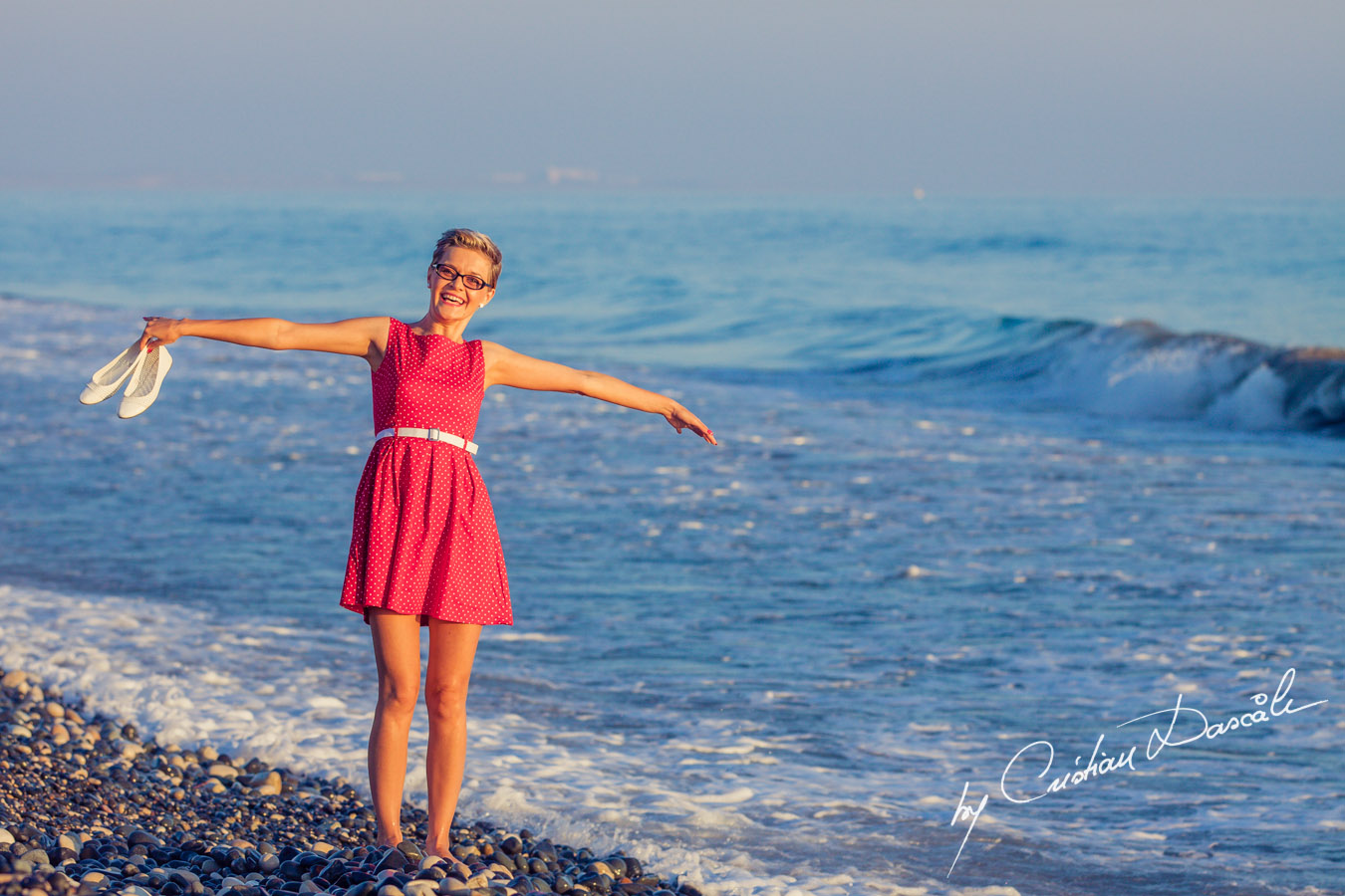 Beach photo shoot in Cyprus - Maria, Moods. Cyprus Photographer: Cristian Dascalu