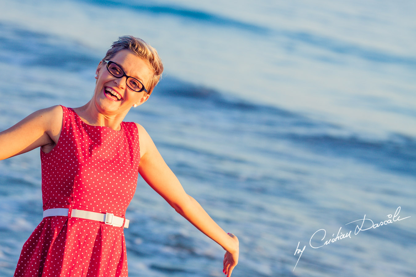 Beach photo shoot in Cyprus - Maria, Moods. Cyprus Photographer: Cristian Dascalu