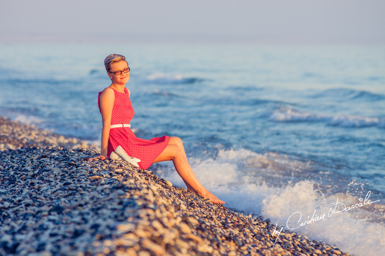 Beach photo shoot in Cyprus - Maria, Moods. Cyprus Photographer: Cristian Dascalu