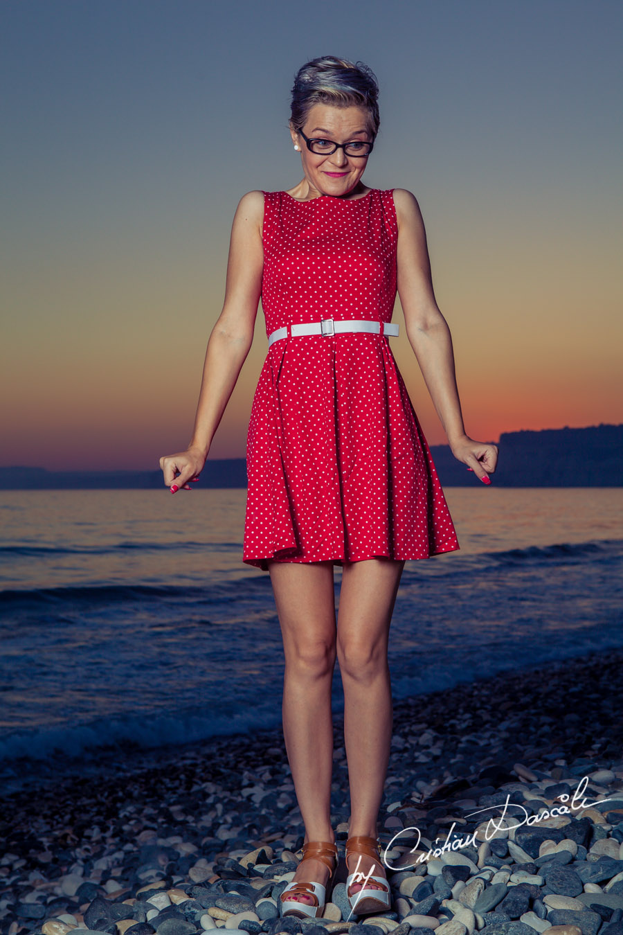 Beach photo shoot in Cyprus - Maria, Moods. Cyprus Photographer: Cristian Dascalu