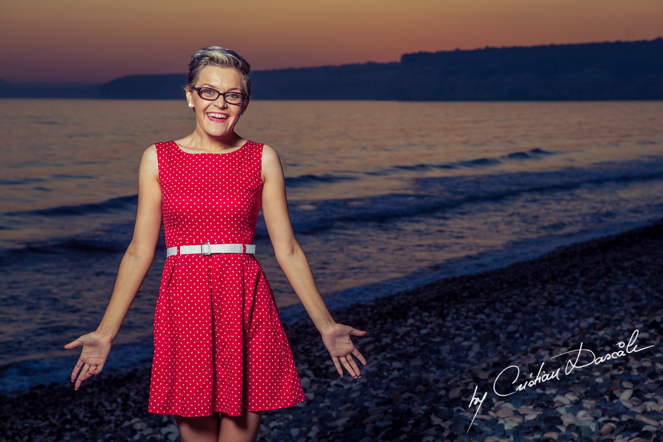 Beach photo shoot in Cyprus - Maria, Moods. Cyprus Photographer: Cristian Dascalu