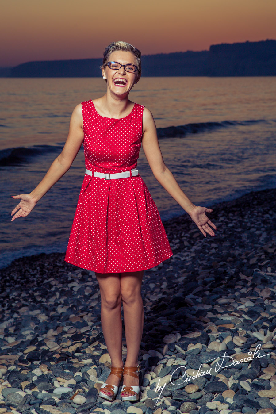 Beach photo shoot in Cyprus - Maria, Moods. Cyprus Photographer: Cristian Dascalu