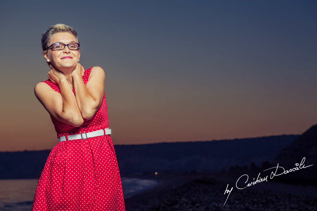 Beach photo shoot in Cyprus - Maria, Moods. Cyprus Photographer: Cristian Dascalu