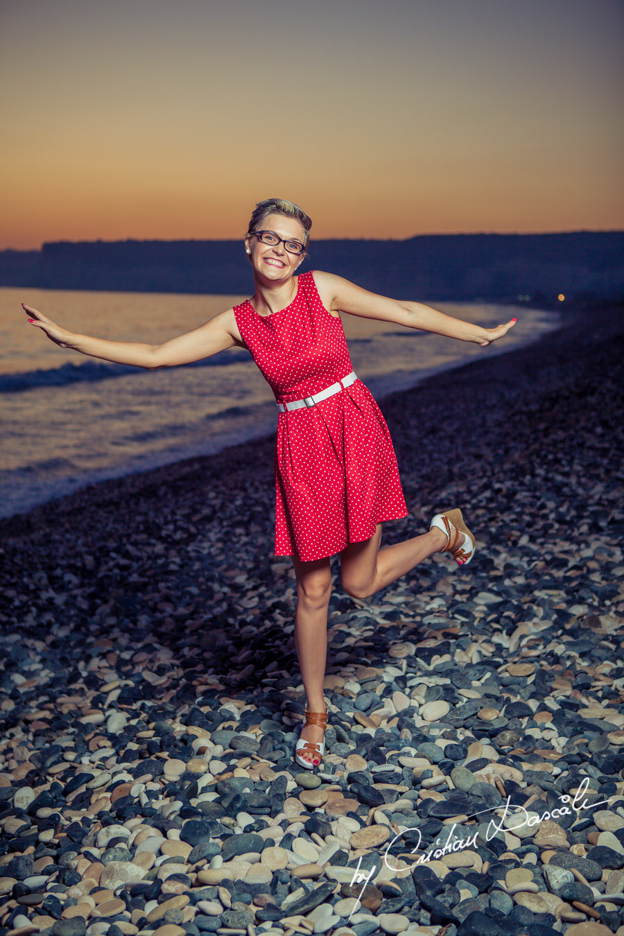 Beach photo shoot in Cyprus - Maria, Moods. Cyprus Photographer: Cristian Dascalu