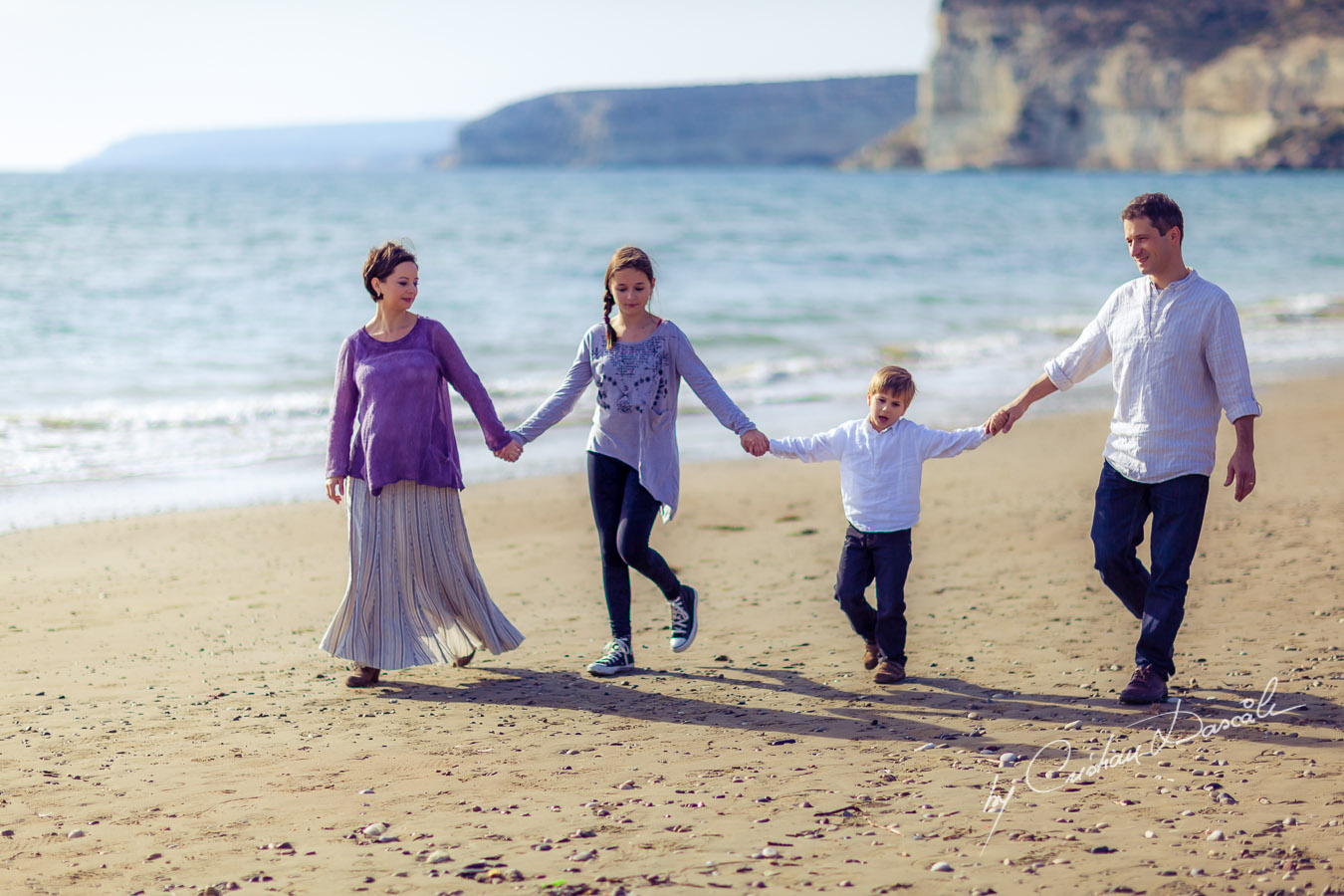 Photo shoot in Cyprus, Curium Beach. Photographer: Cristian Dascalu