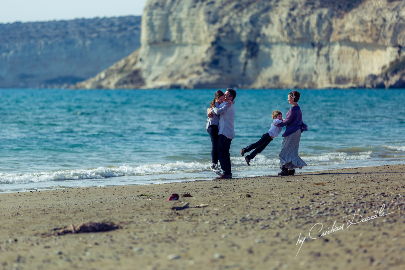 Photo shoot in Cyprus, Curium Beach. Photographer: Cristian Dascalu