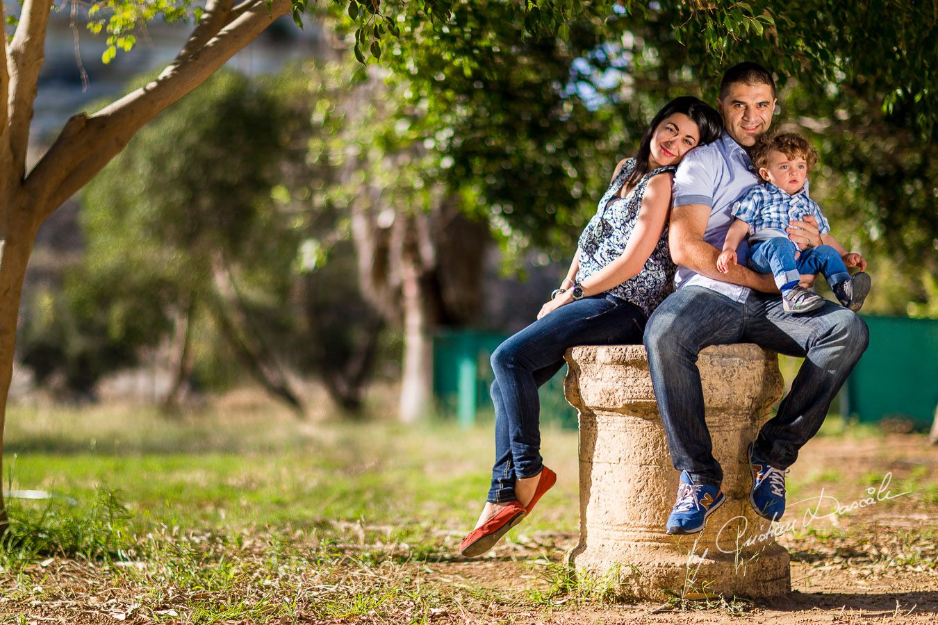 Maria, George & Harry - Family photo shoot near Curium Beach, Cyprus. Photographer: Cristian Dascalu