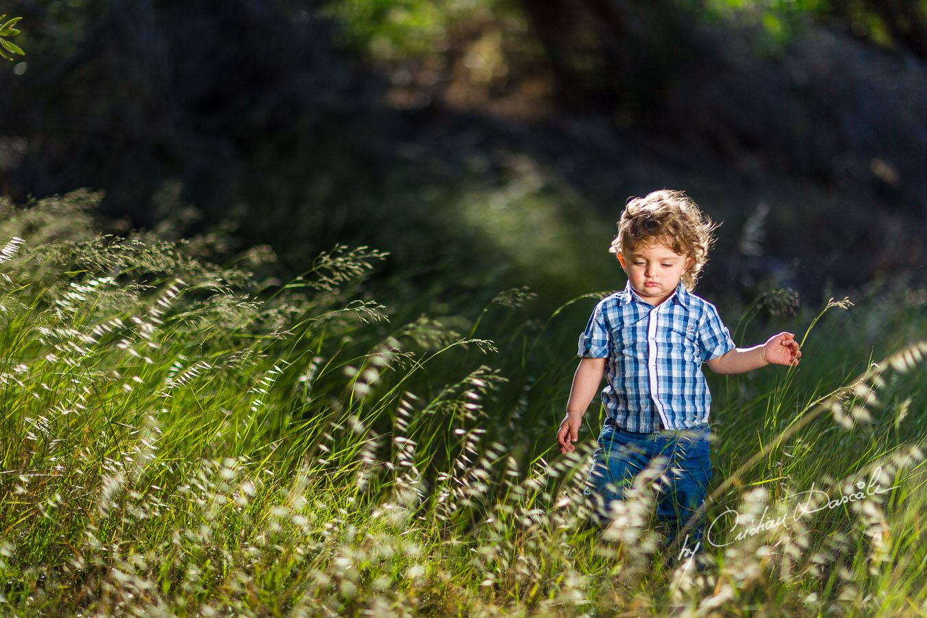 Harry playing near Curium Beach, Cyprus. Photographer: Cristian Dascalu