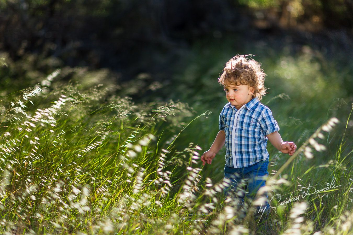 Harry playing near Curium Beach, Cyprus. Photographer: Cristian Dascalu