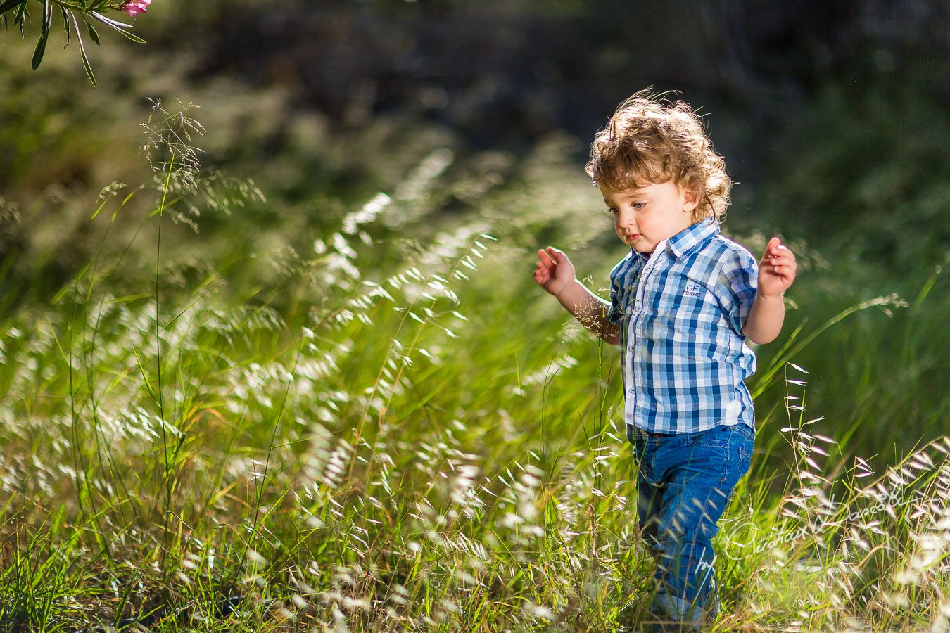 Harry playing near Curium Beach, Cyprus. Photographer: Cristian Dascalu