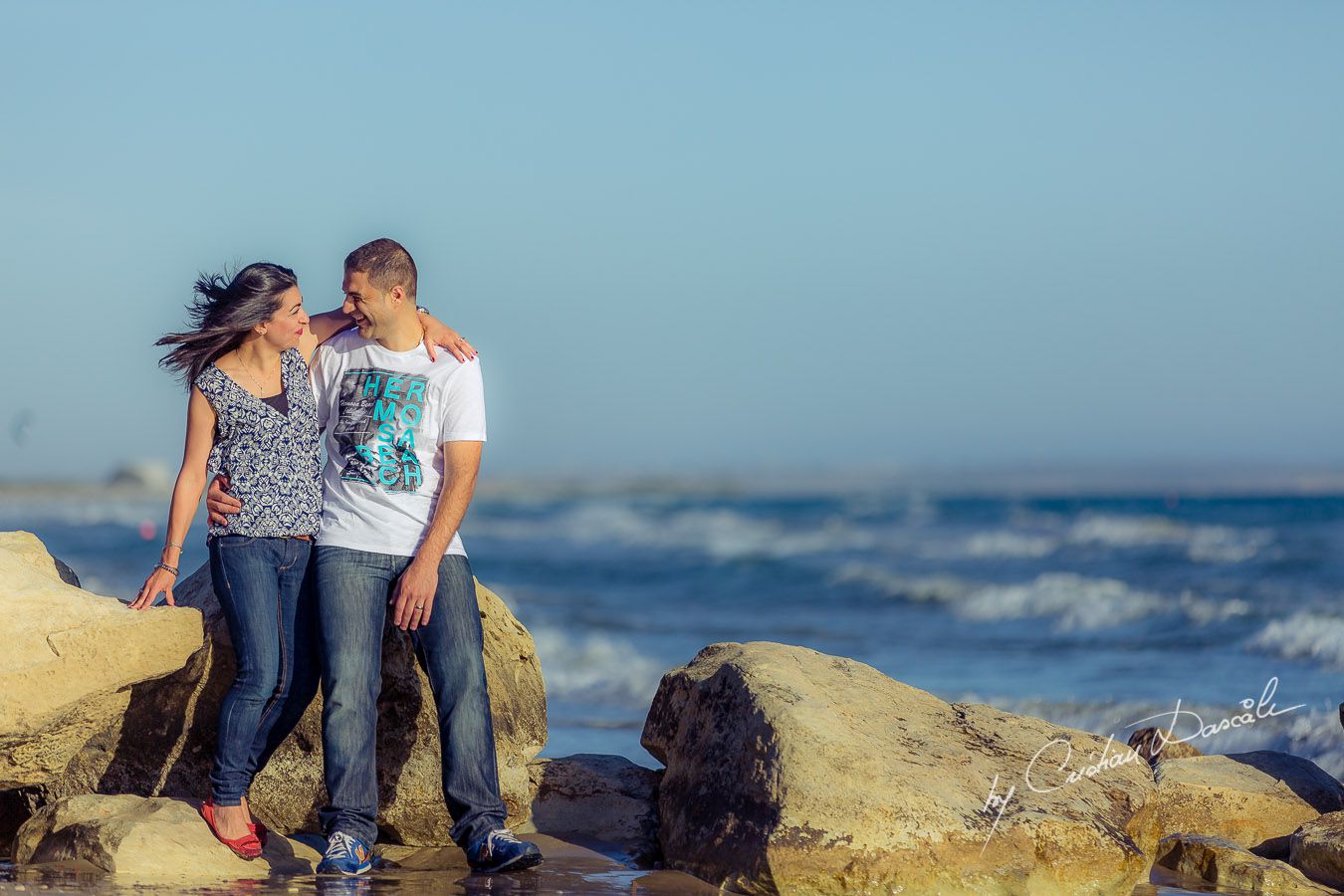 Precious moments: Maria & George at Curium Beach, Cyprus. Photographer: Cristian Dascalu
