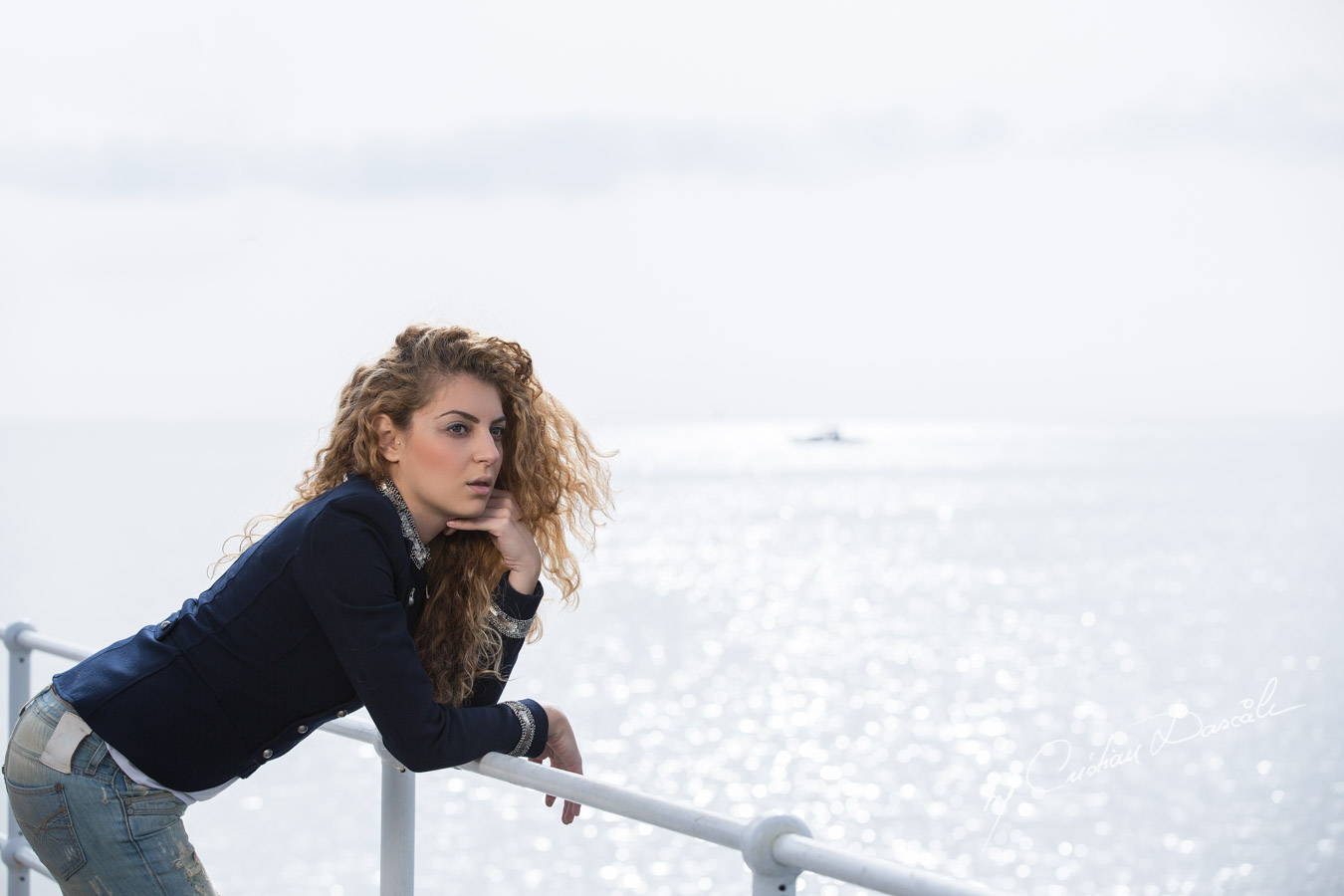 Gorgeous Themis posing in Old Port Limassol. Photo by Cristian Dascalu