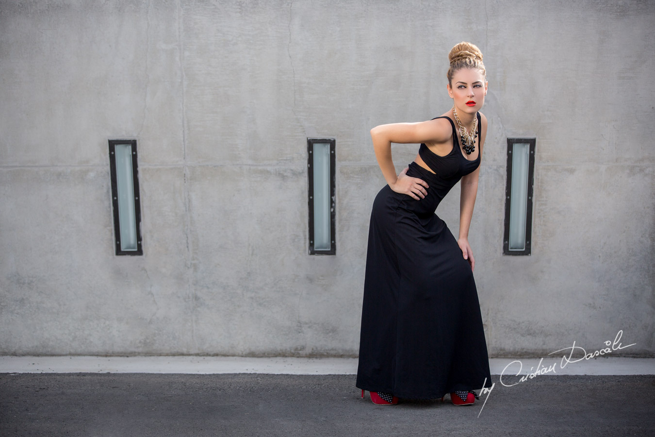 Gorgeous Themis posing in Old Port Limassol. Photo by Cristian Dascalu