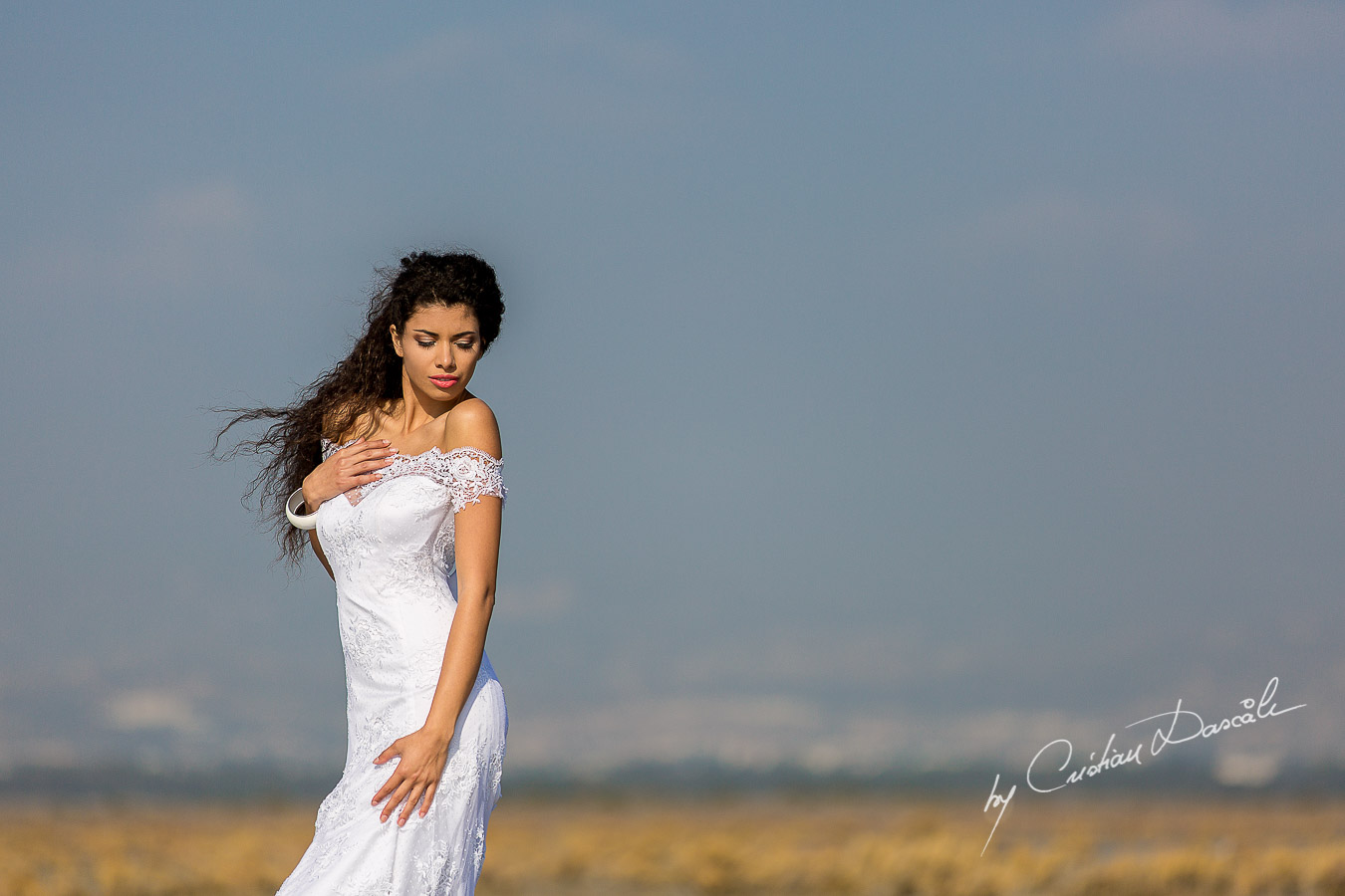 Wedding Editorial in Akrotiri Wedding Designer Litous Model Alice - 01