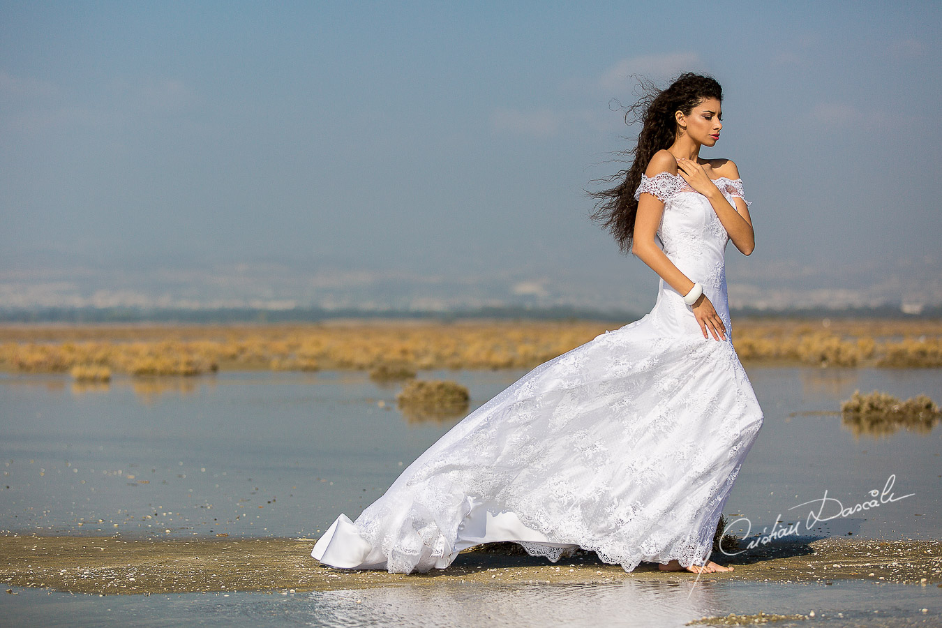 Wedding Editorial in Akrotiri Wedding Designer Litous Model Alice - 03