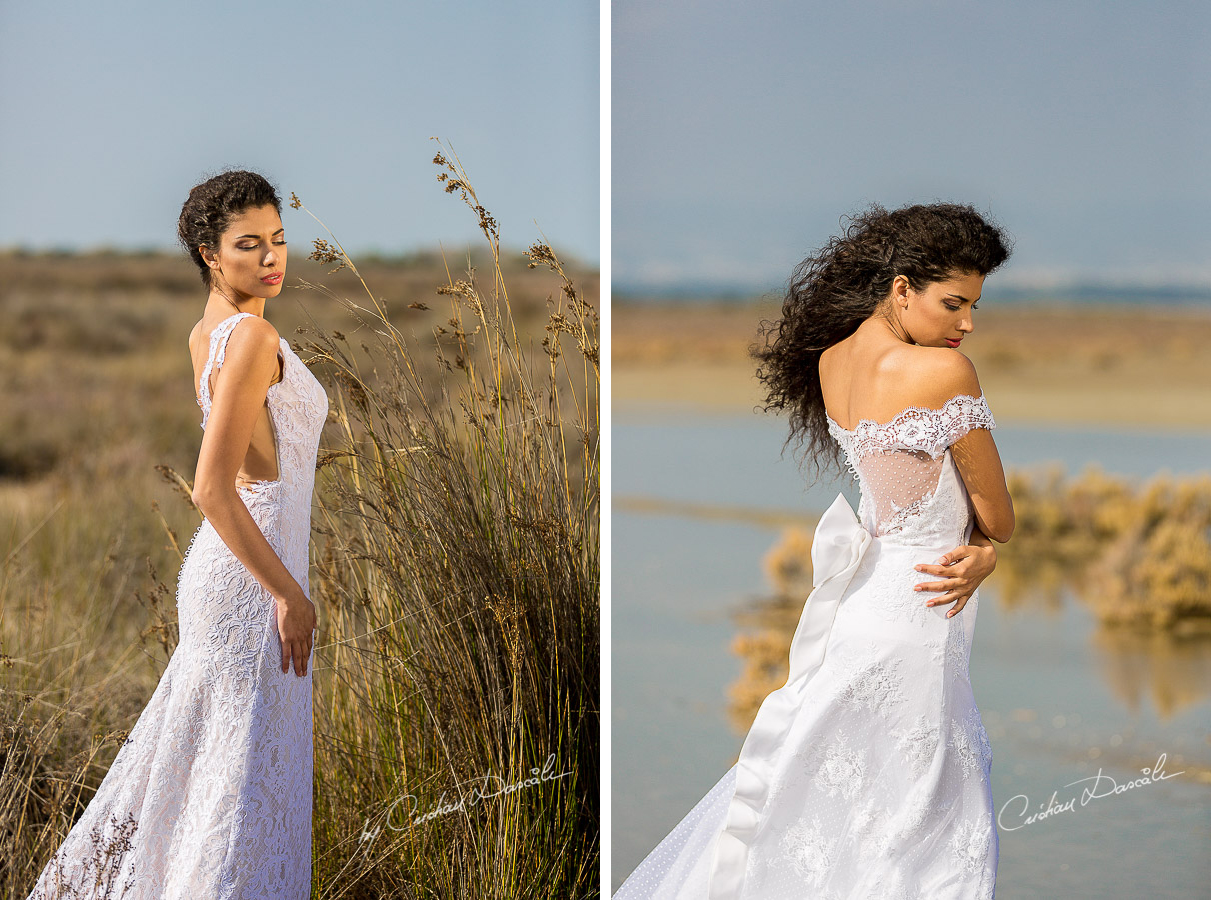 Wedding Editorial in Akrotiri Wedding Designer Litous Model Alice - 06