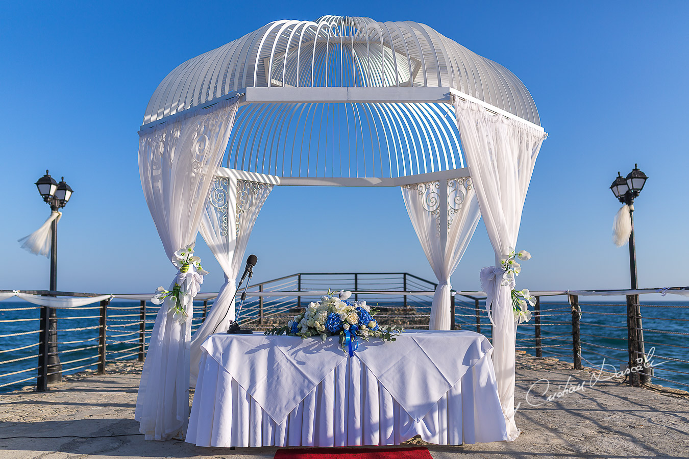 Wedding Gazebo at Elias Beach Hotel in Limassol