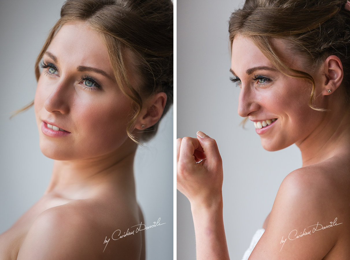 Beautifiul bride Alicia photographed at Nissi Beach Resort in Ayia Napa, Cyprus by Cristian Dascalu.