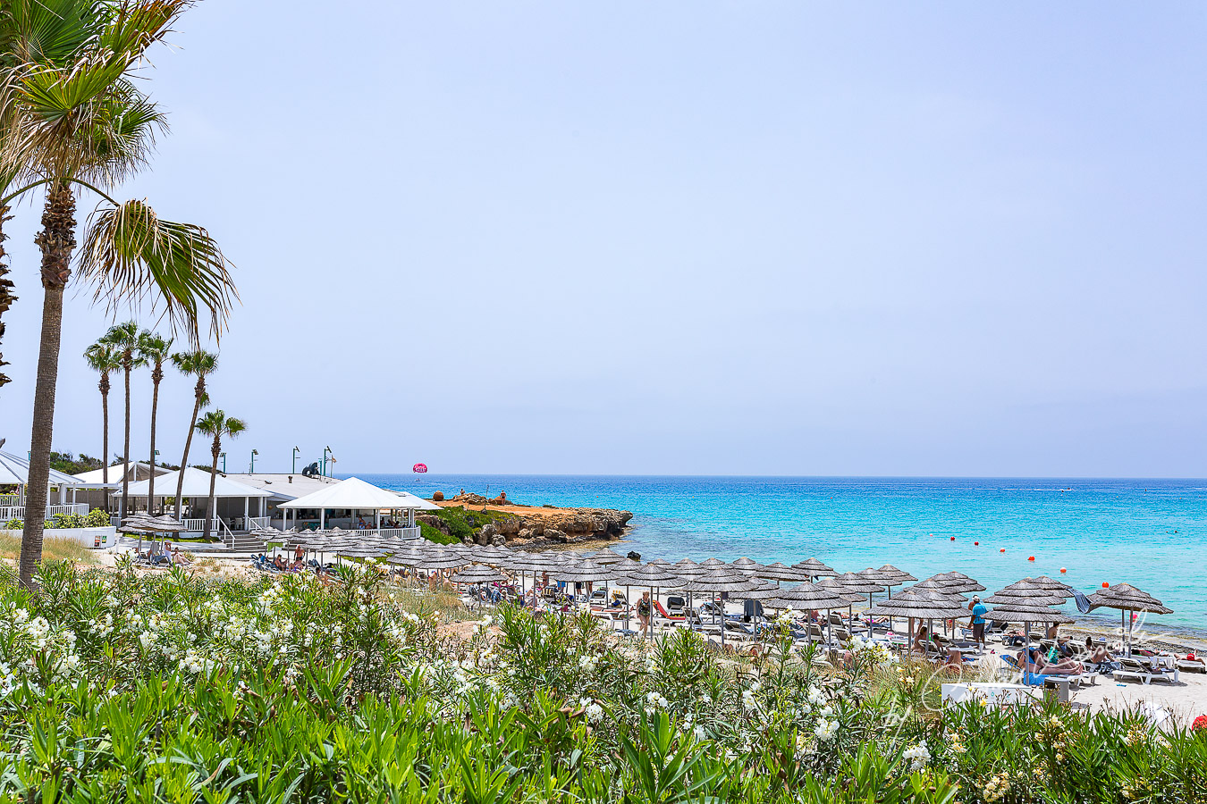 Nissi Beach photographed at Nissi Beach Resort in Ayia Napa, Cyprus by Cristian Dascalu.