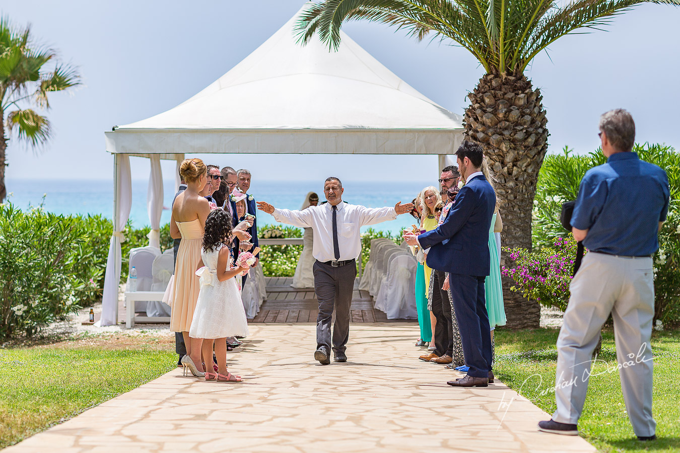 Wedding moment photographed at Nissi Beach Resort in Ayia Napa, Cyprus by Cristian Dascalu.