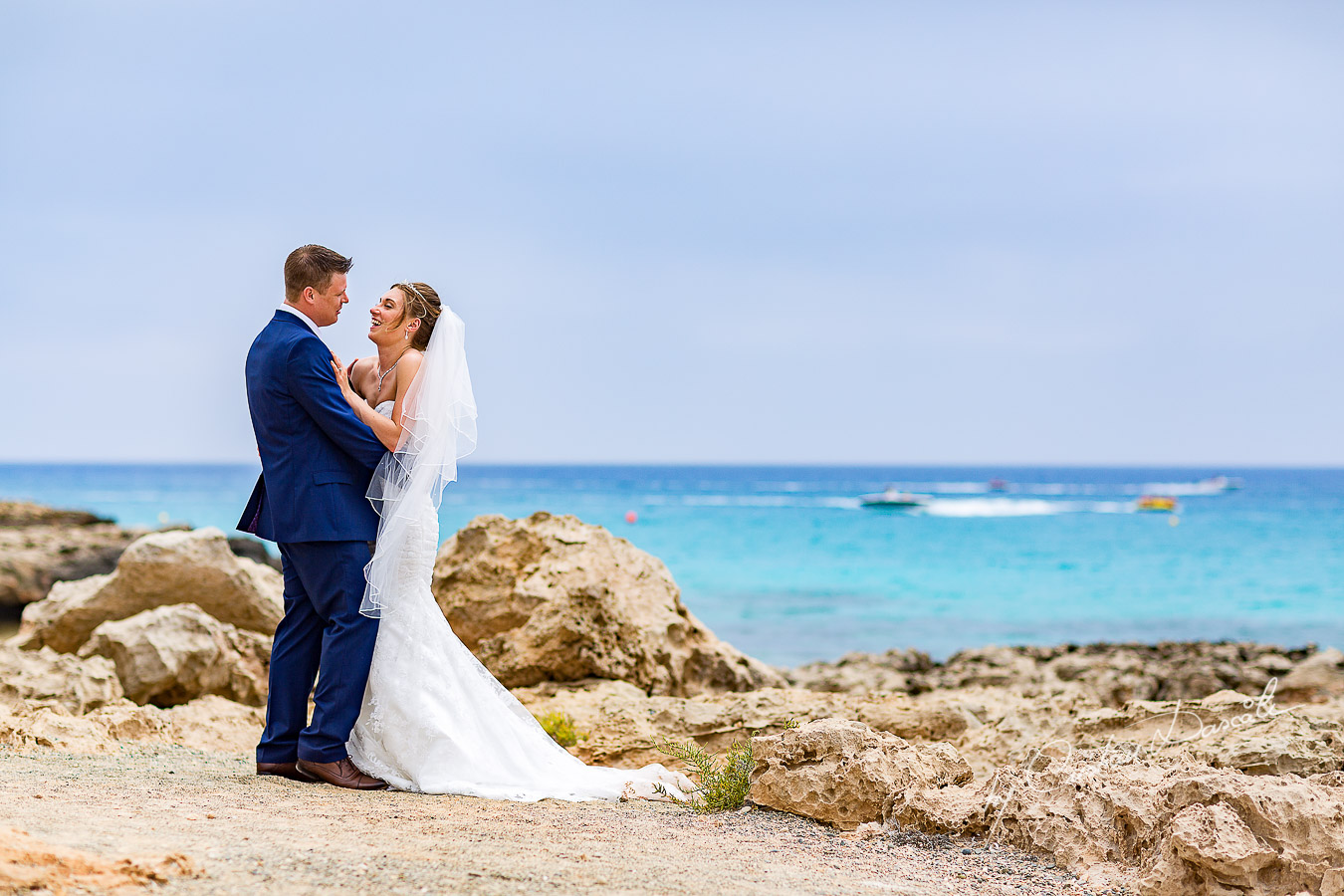 Alicia and Matthew photographed at Nissi Beach Resort in Ayia Napa, Cyprus by Cristian Dascalu.