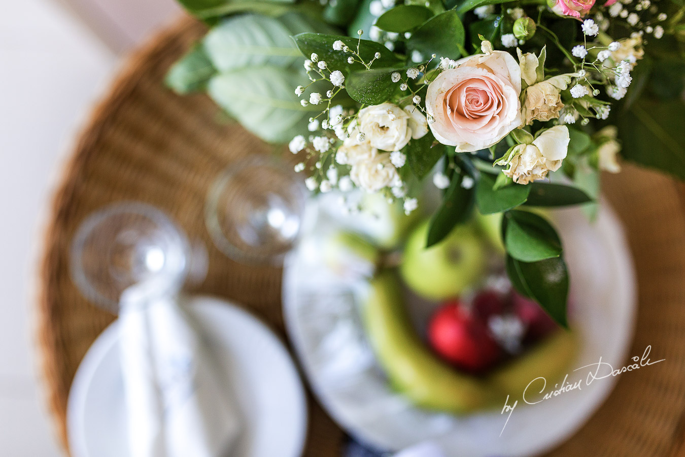 Wedding details captured before wedding ceremony at Pernera Beach Hotel in Protaras, Cyprus.