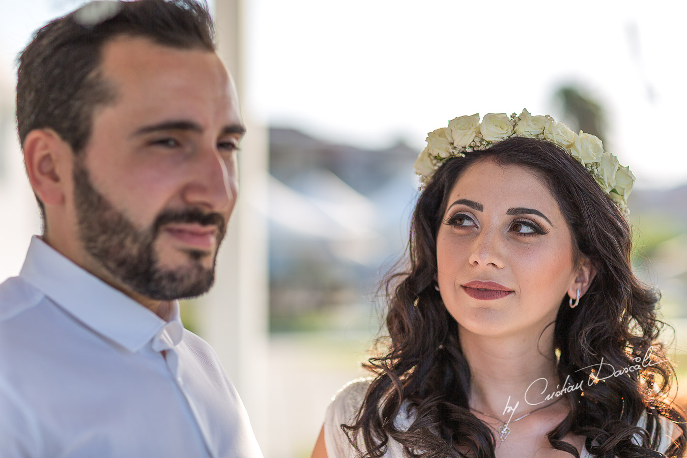 Wedding ceremony at Pernera Beach Hotel in Protaras, Cyprus.