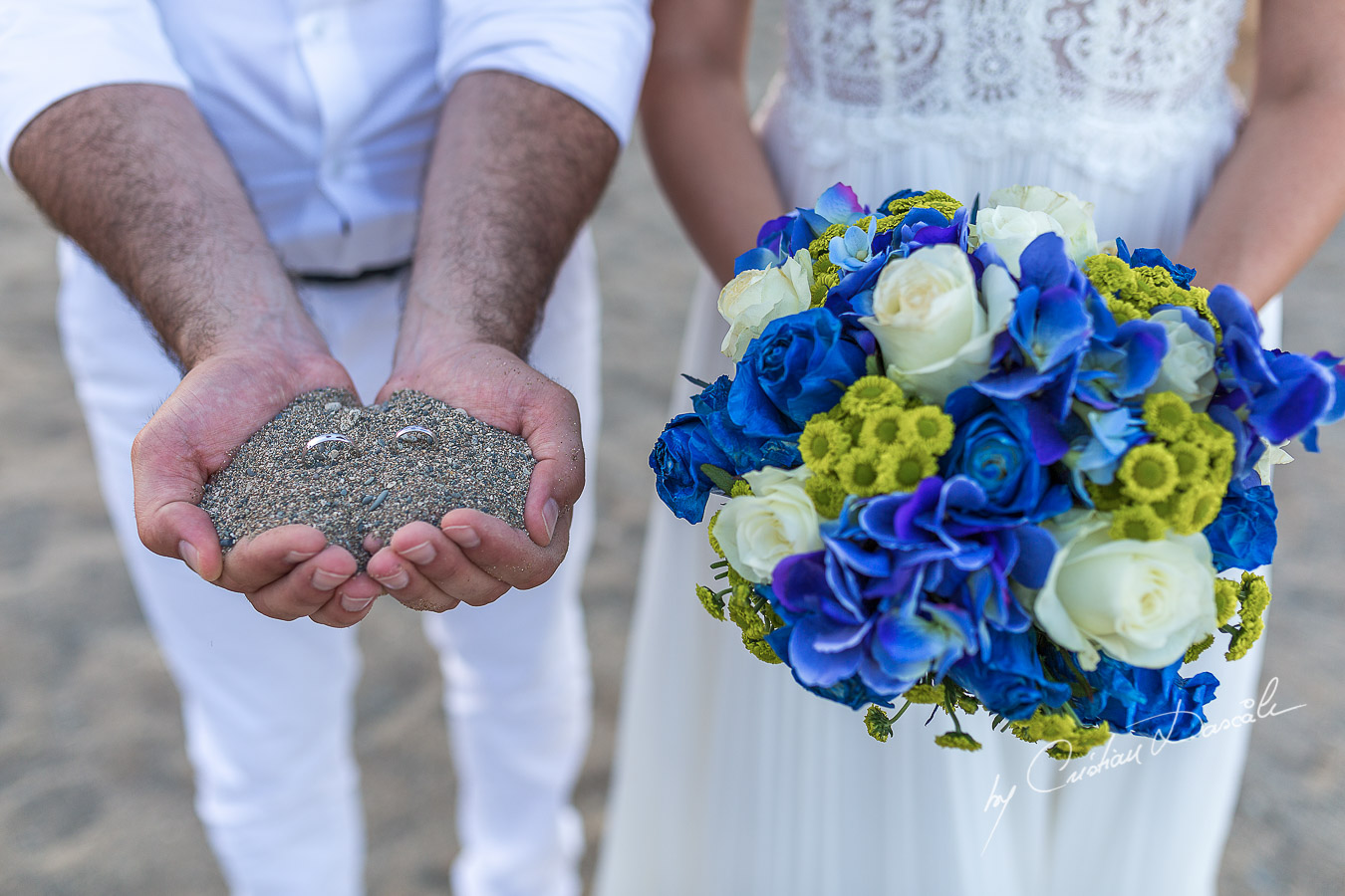 Wedding ceremony at Pernera Beach Hotel in Protaras, Cyprus.