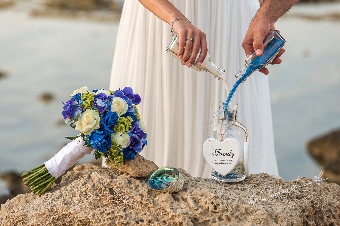 Wedding ceremony at Pernera Beach Hotel in Protaras, Cyprus.