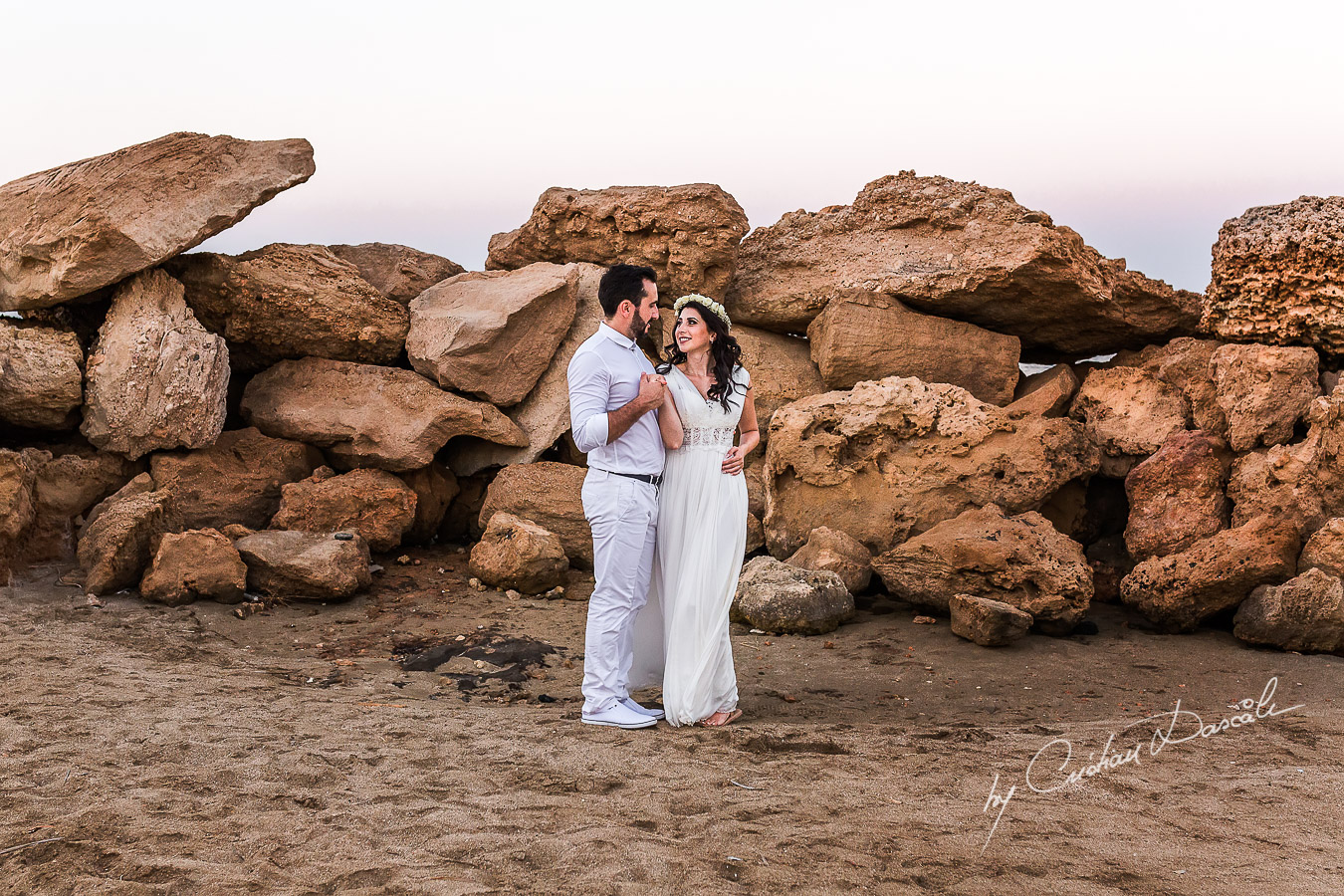 Wedding ceremony at Pernera Beach Hotel in Protaras, Cyprus.