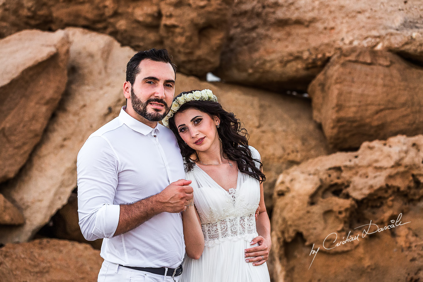 Wedding ceremony at Pernera Beach Hotel in Protaras, Cyprus.