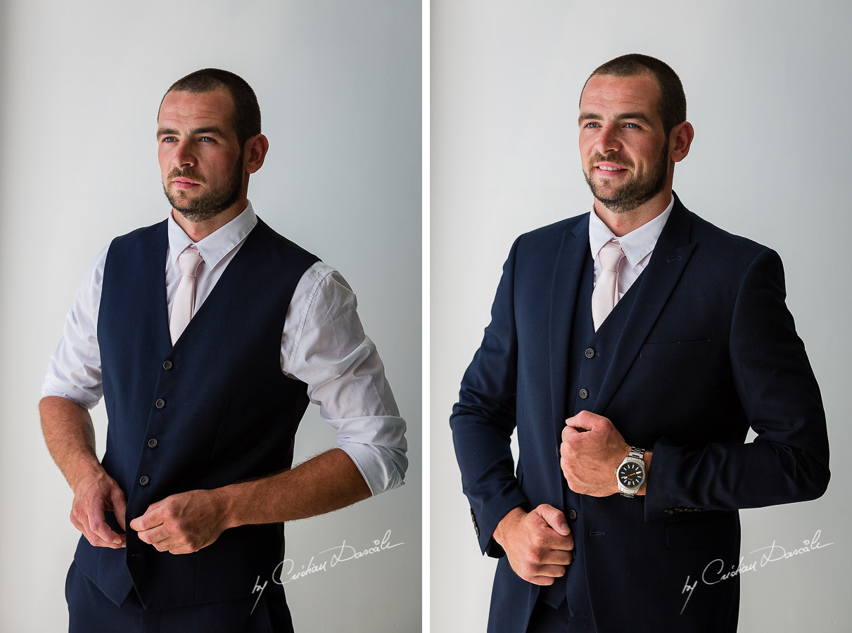 Groom photographed at King Evelton Beach and Resort by Cristian Dascalu