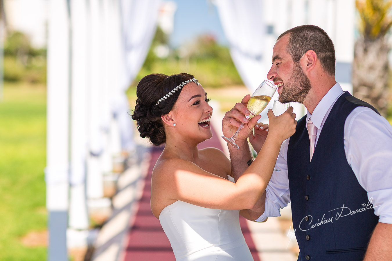 Beautiful Wedding photographed at King Evelton Hotel and Resort in Paphos, Cyprus.