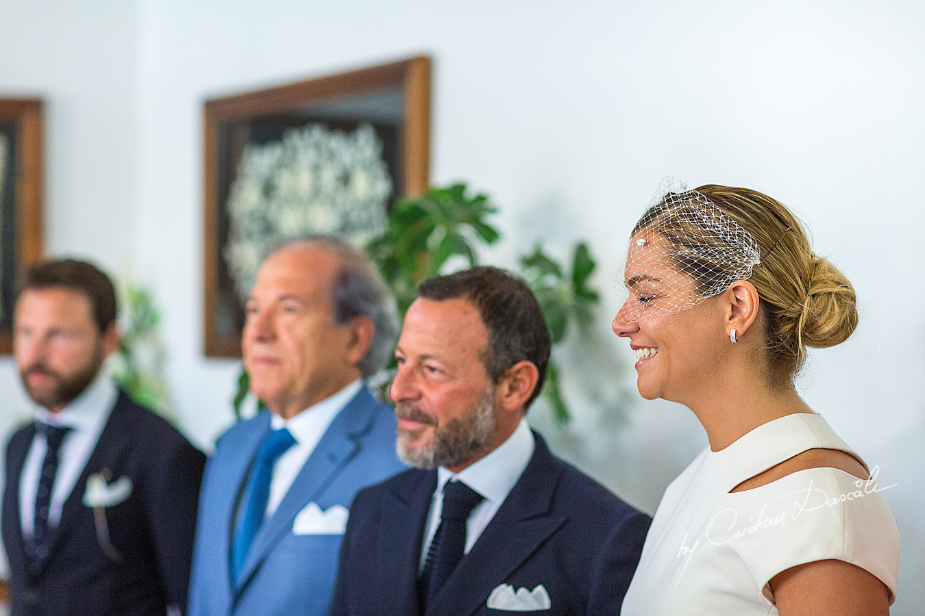 Wedding ceremony at Germasoia Cultura Center in Limassol, Cyprus.