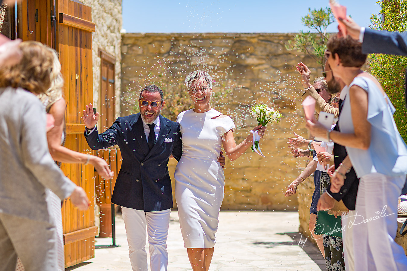 Wedding ceremony at Germasoia Cultura Center in Limassol, Cyprus.