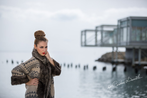 Model Shooting in Limassol Old Port | Themis Lights up The City