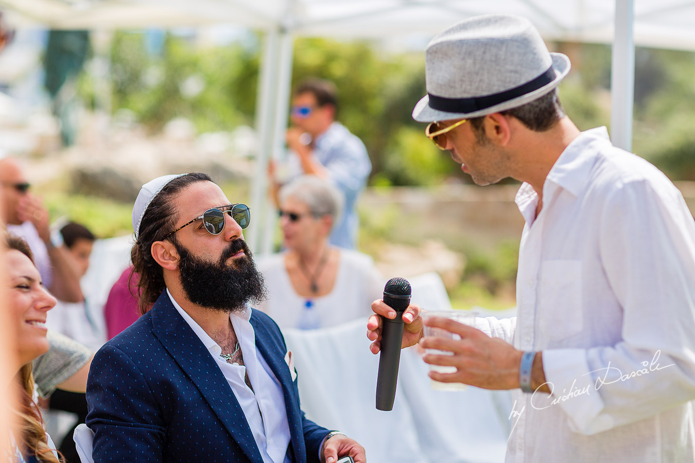 Moments before a Jewish Wedding Ceremony in Cyprus.
