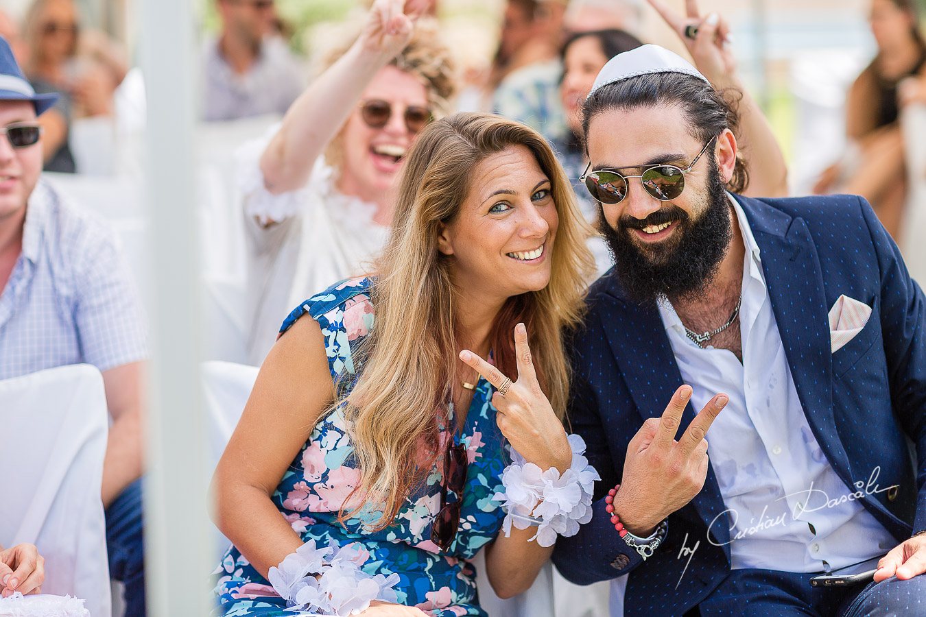 Moments before a Jewish Wedding Ceremony in Cyprus.