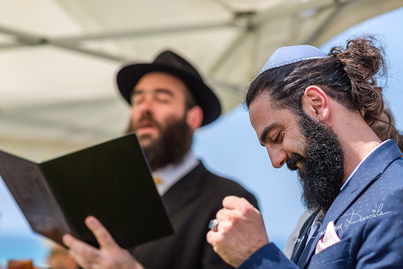 Moments captured at a Jewish Wedding Ceremony in Cyprus.