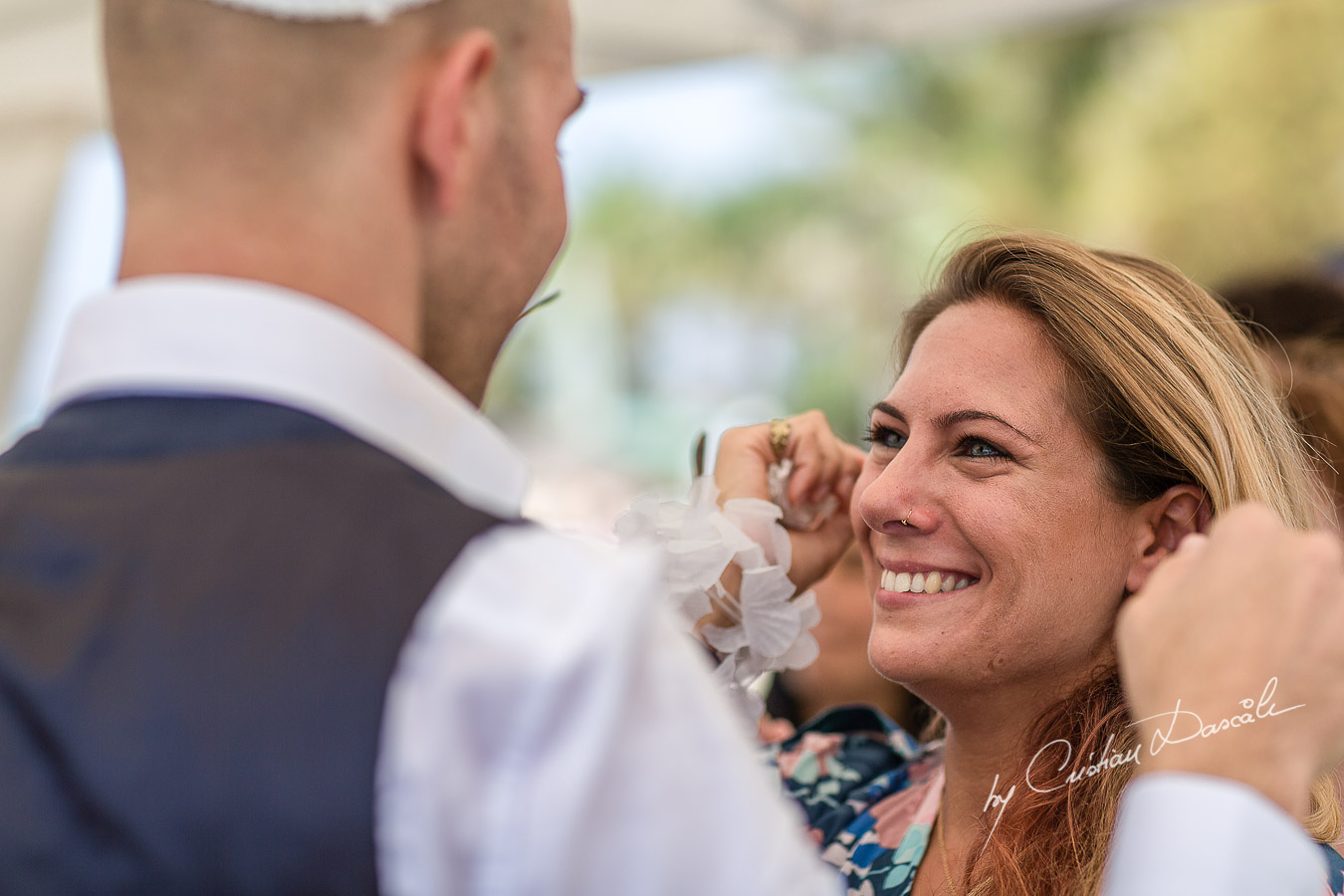 Moments captured at a Jewish Wedding Ceremony in Cyprus.