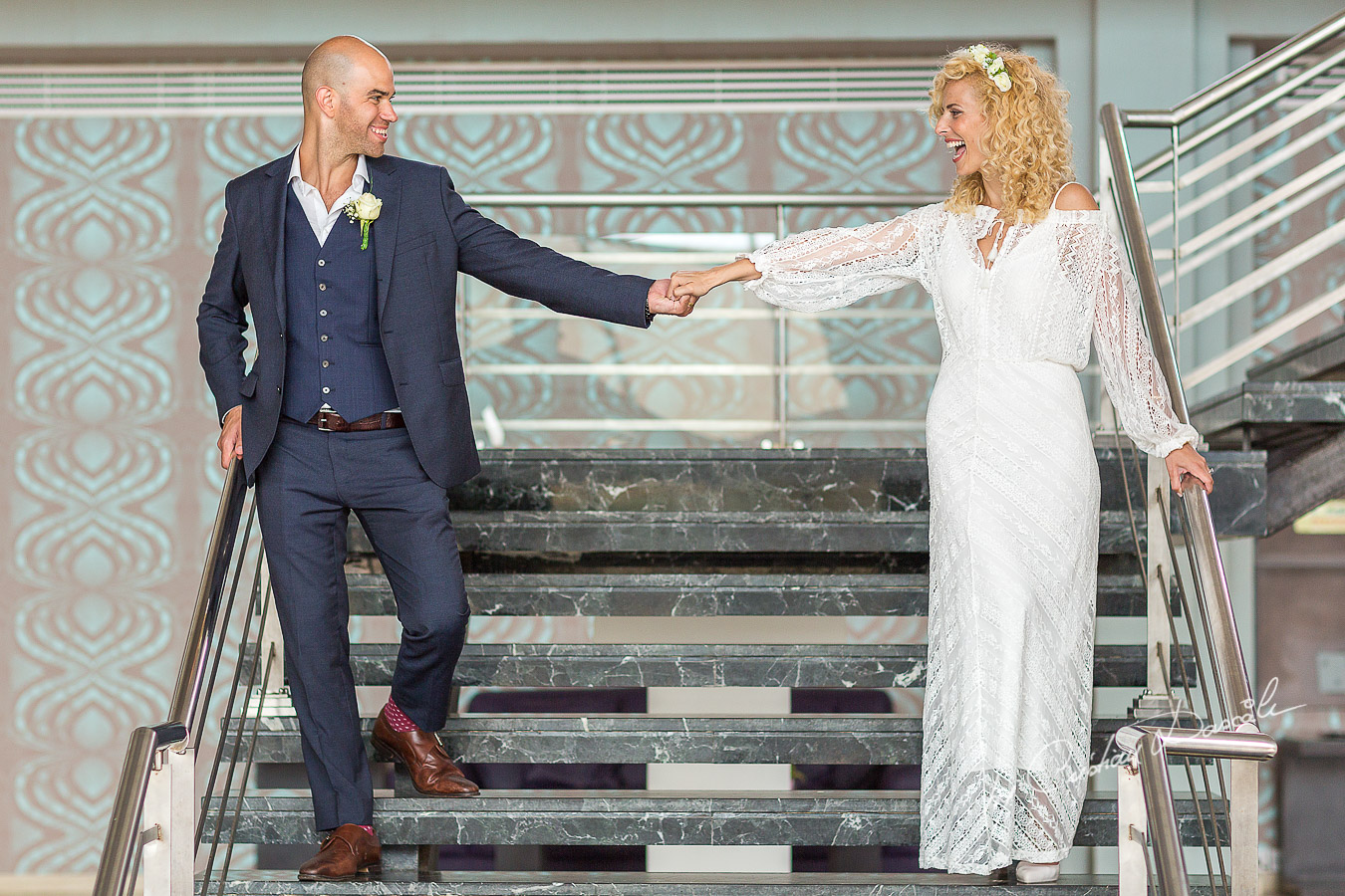 Moments captured at a Jewish Wedding Ceremony in Cyprus.