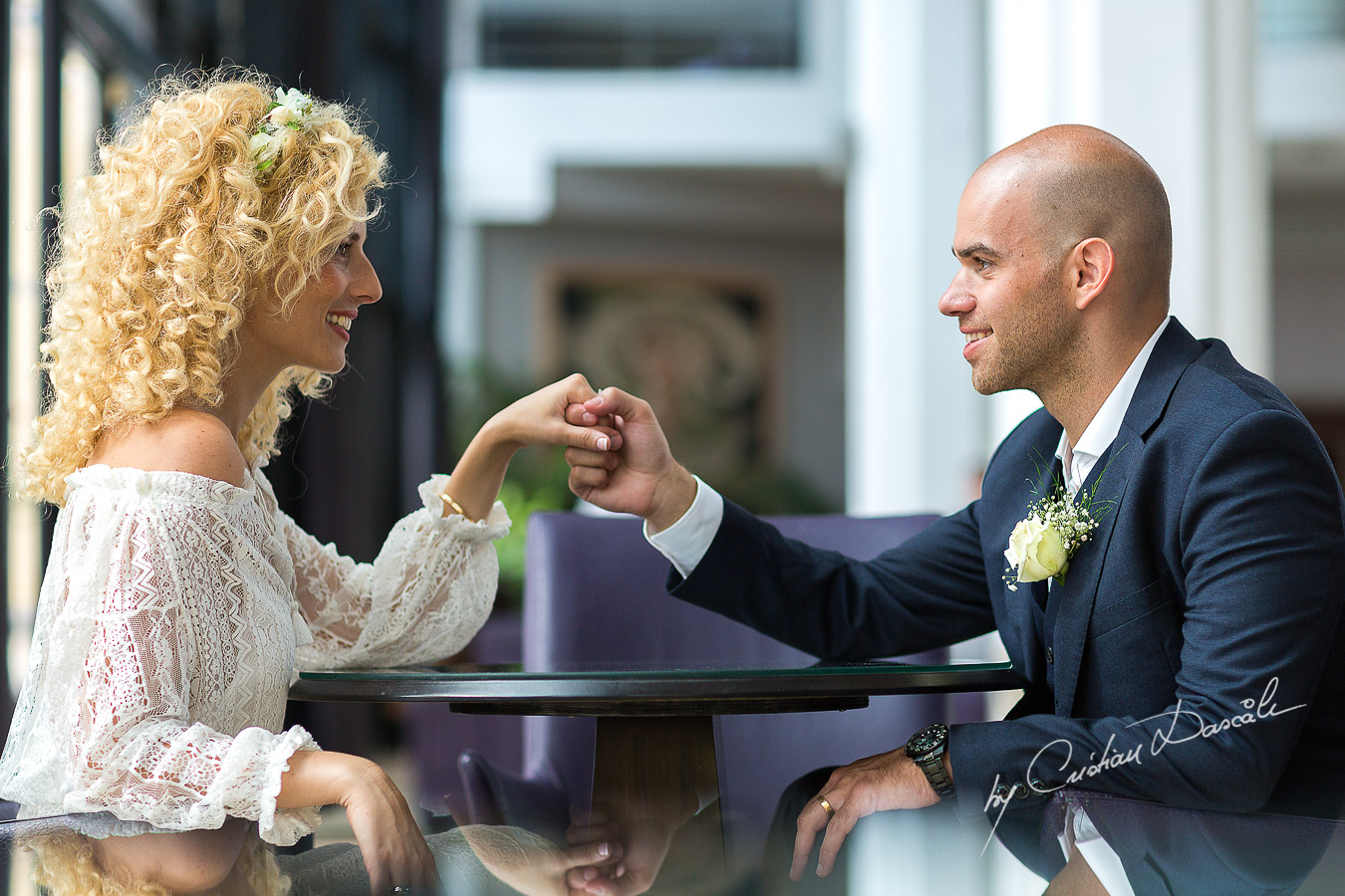 Moments captured at a Jewish Wedding Ceremony in Cyprus.