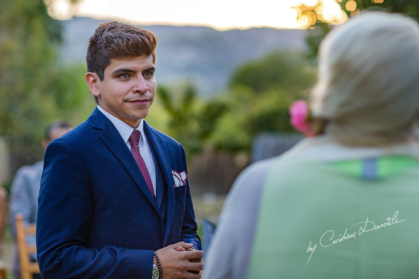 Emotional moments captured at a beautiful bohemian wedding in Trimiklini, Cyprus.