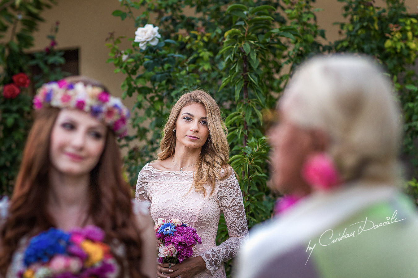 Emotional moments captured at a beautiful bohemian wedding in Trimiklini, Cyprus.