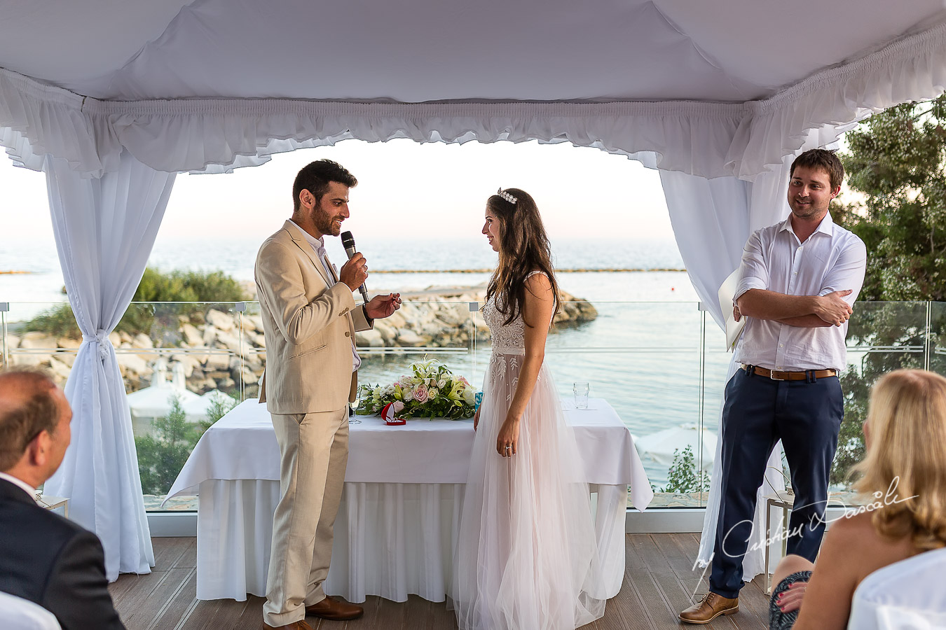 Emotional Wedding At Royal Apollonia Hotel. Photography by Cristian Dascalu.